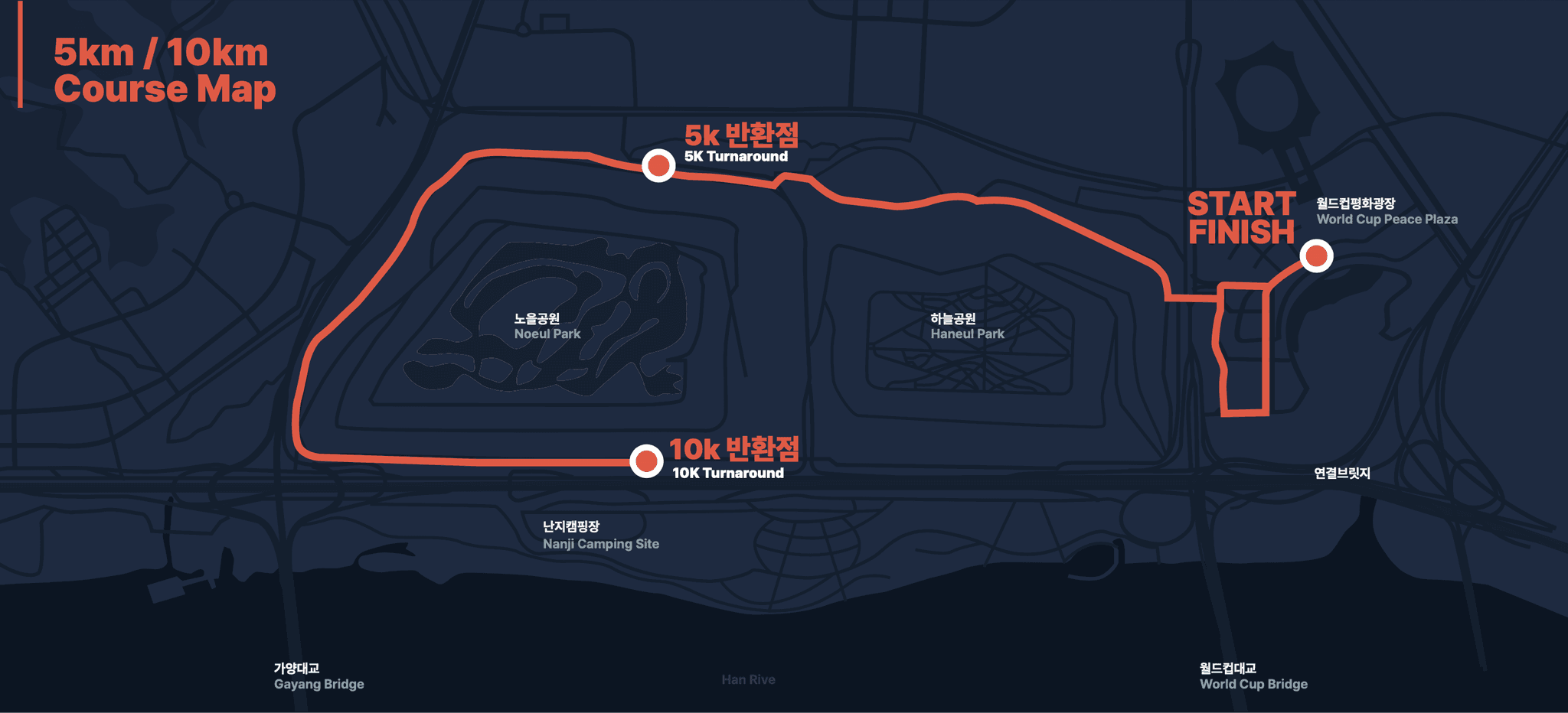 5km / 10km 코스 이미지